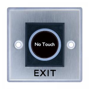 No touch push button